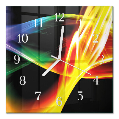 Quadratische wanduhr Abstraktion