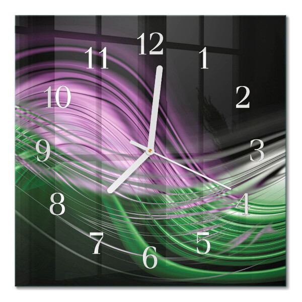 Moderne wanduhr quadratisch Abstrakte Kunst