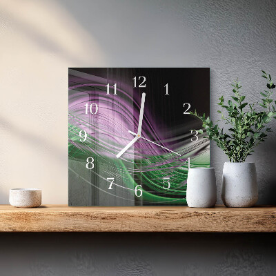 Moderne wanduhr quadratisch Abstrakte Kunst