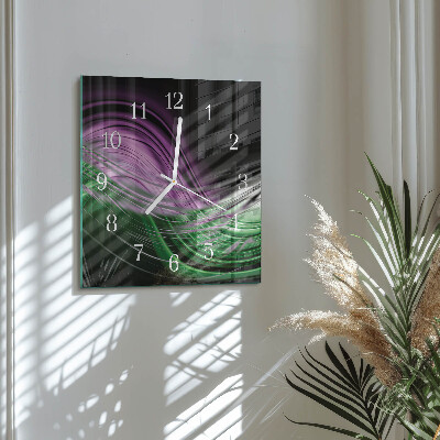 Moderne wanduhr quadratisch Abstrakte Kunst