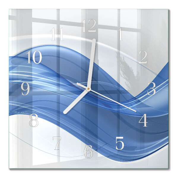 Moderne wanduhr quadratisch Abstrakte Linien