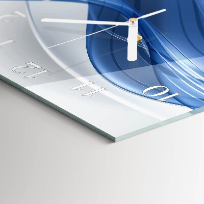 Moderne wanduhr quadratisch Abstrakte Linien