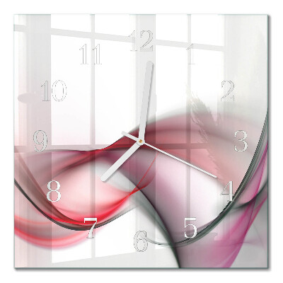 Wanduhr mit motiv quadratisch Abstrakte Kunst