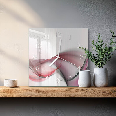 Wanduhr mit motiv quadratisch Abstrakte Kunst