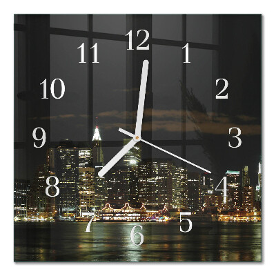 Quadratische wanduhr Horizont