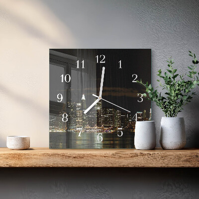 Quadratische wanduhr Horizont