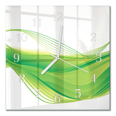 Moderne wanduhr quadratisch Abstrakte Linien