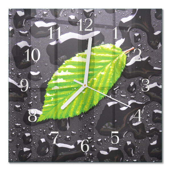 Moderne wanduhr quadratisch Blatt