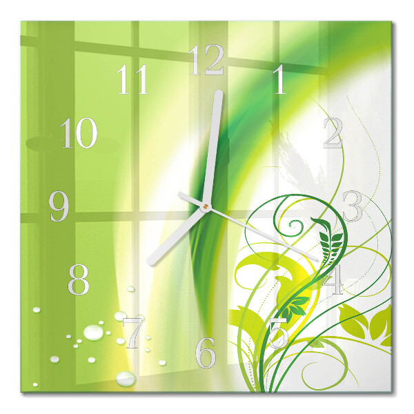 Moderne wanduhr quadratisch Modellanlage
