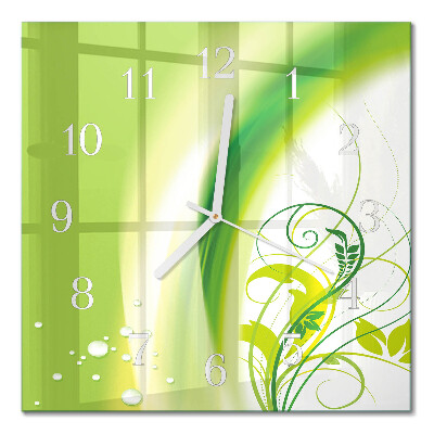 Moderne wanduhr quadratisch Modellanlage