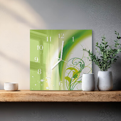 Moderne wanduhr quadratisch Modellanlage