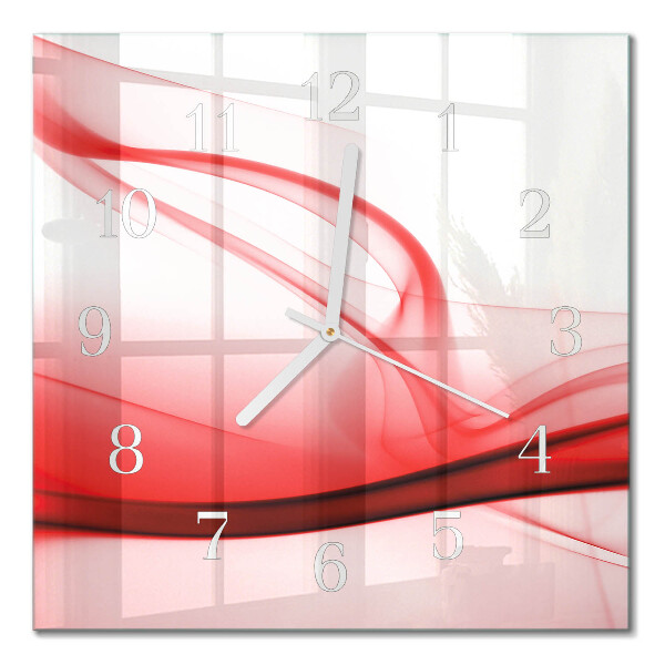 Wanduhr mit motiv quadratisch Abstrakte Linien