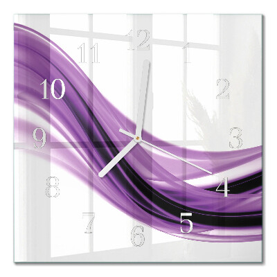 Quadratische wanduhr Abstrakte Kunst