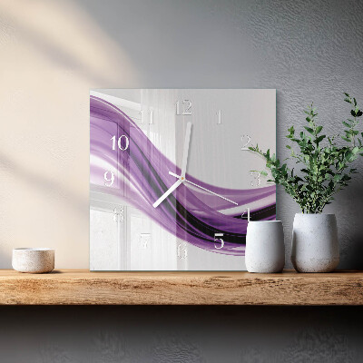 Quadratische wanduhr Abstrakte Kunst