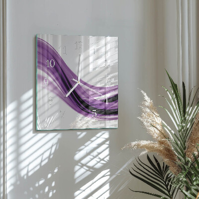 Quadratische wanduhr Abstrakte Kunst
