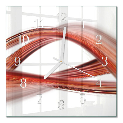 Moderne wanduhr quadratisch Abstrakte Linien