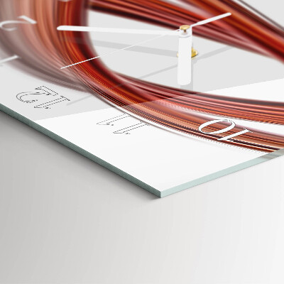 Moderne wanduhr quadratisch Abstrakte Linien