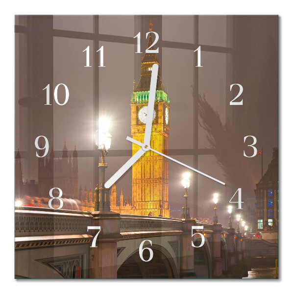 Wanduhr mit motiv quadratisch Big Ben