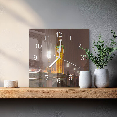 Wanduhr mit motiv quadratisch Big Ben