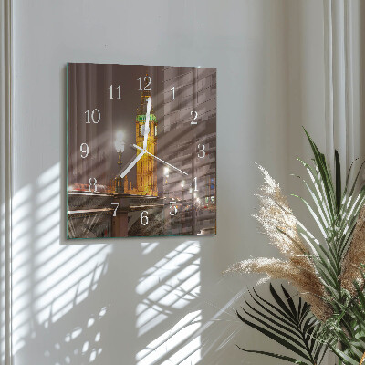 Wanduhr mit motiv quadratisch Big Ben