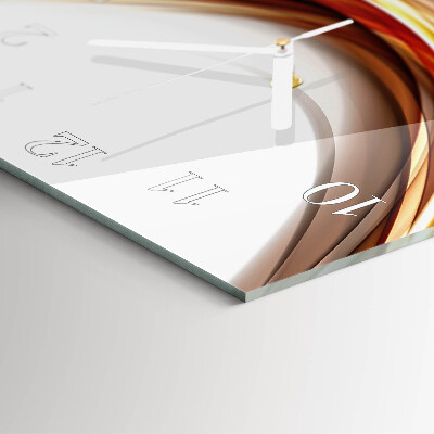 Quadratische wanduhr modern Abstrakte Linien