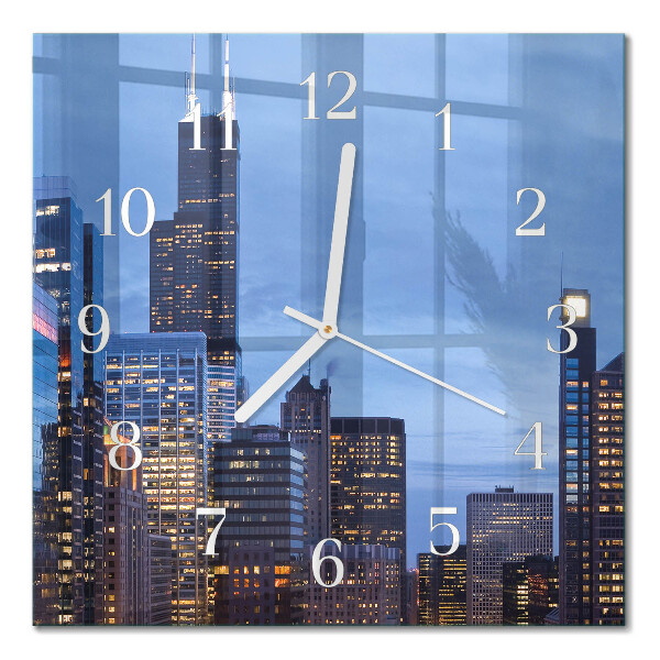 Wanduhr mit motiv quadratisch Horizont