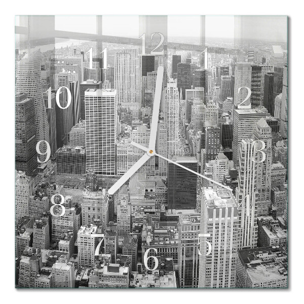 Quadratische wanduhr modern Horizont