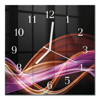 Quadratische wanduhr Abstrakte Kunst