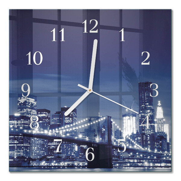 Quadratische wanduhr Horizont
