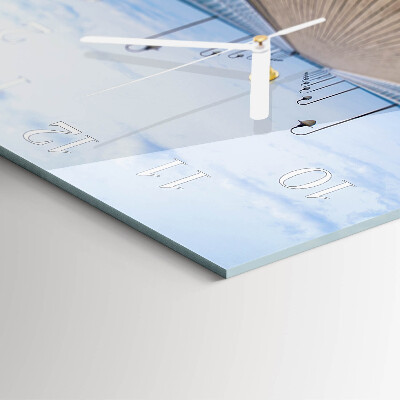 Quadratische wanduhr modern Pier