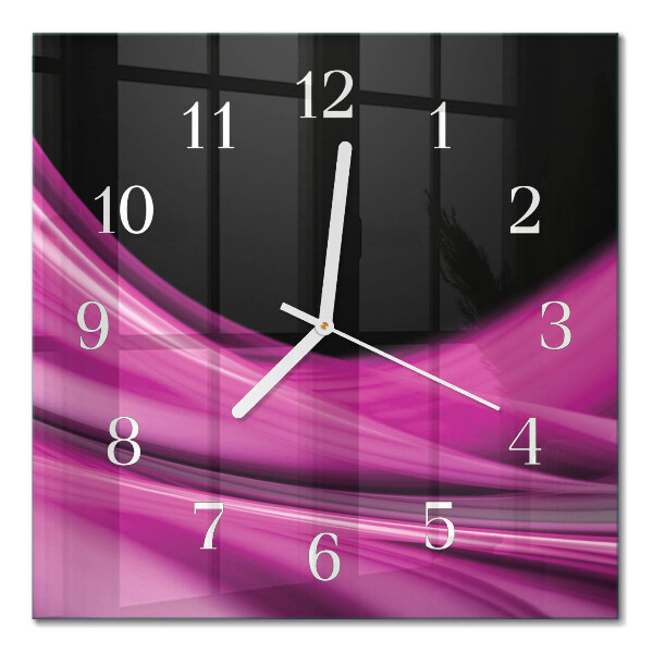 Wanduhr mit motiv quadratisch Abstrakte Linien