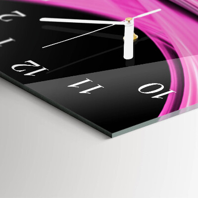 Wanduhr mit motiv quadratisch Abstrakte Linien
