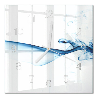 Wanduhr mit motiv quadratisch Abstrakter Rauch