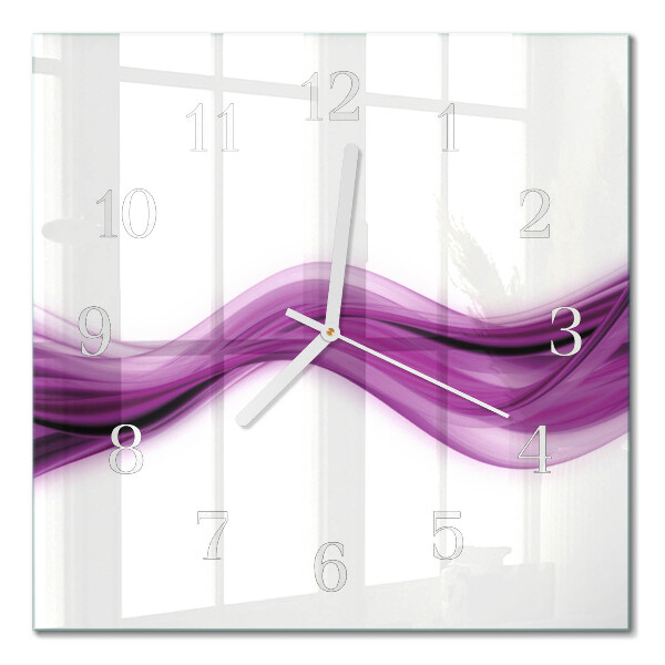 Wanduhr mit motiv quadratisch Abstrakte Linien