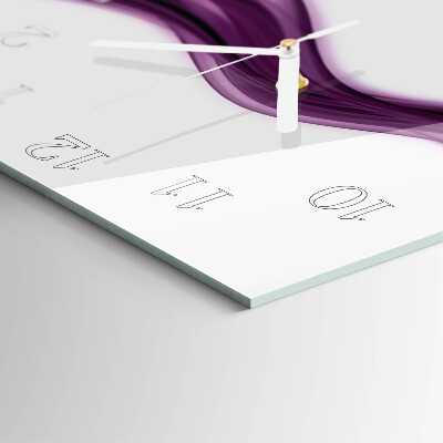 Wanduhr mit motiv quadratisch Abstrakte Linien