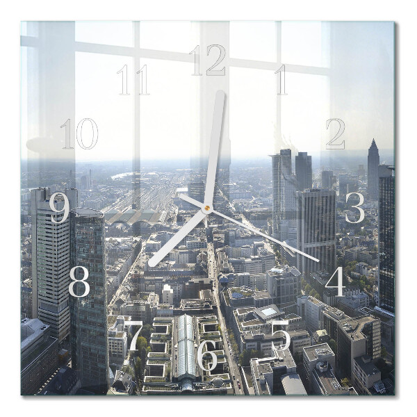 Quadratische wanduhr Horizont
