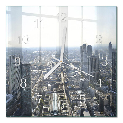Quadratische wanduhr Horizont