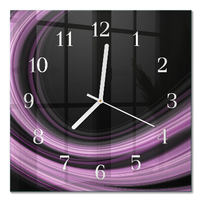 Wanduhr mit motiv quadratisch Abstrakte Linien