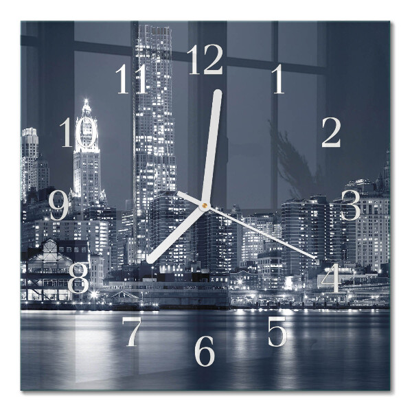 Quadratische wanduhr Horizont