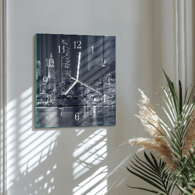 Quadratische wanduhr Horizont
