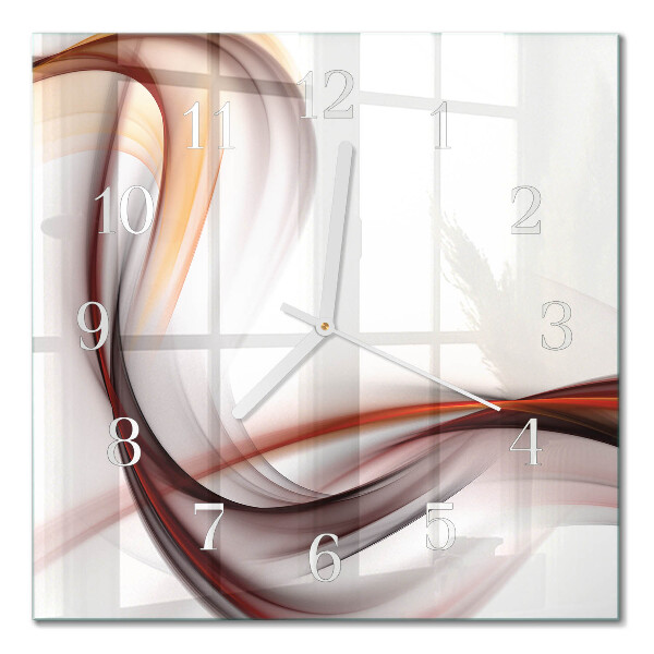 Glasuhr quadratisch Abstraktion