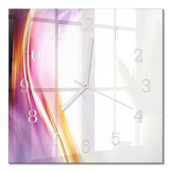 Wanduhr mit motiv quadratisch Abstraktion