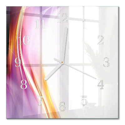 Wanduhr mit motiv quadratisch Abstraktion