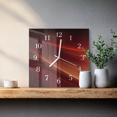 Moderne wanduhr quadratisch Abstraktion