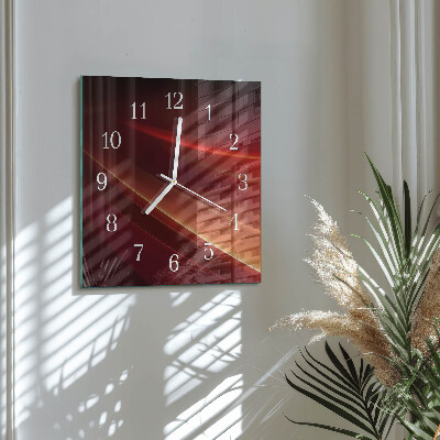 Moderne wanduhr quadratisch Abstraktion