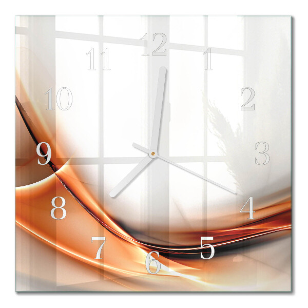 Quadratische wanduhr modern Abstraktion