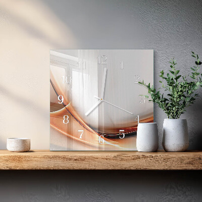 Quadratische wanduhr modern Abstraktion