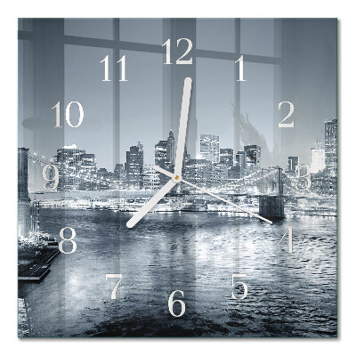 Wanduhr mit motiv quadratisch Nachthorizont