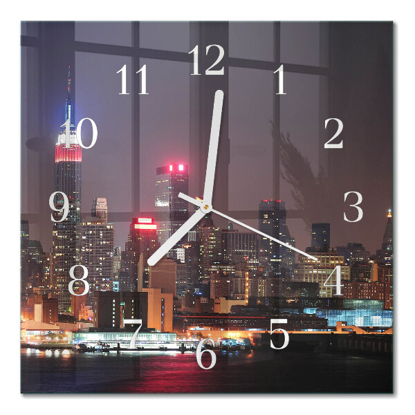 Quadratische wanduhr Horizont