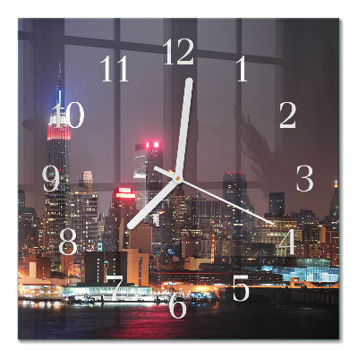 Quadratische wanduhr Horizont